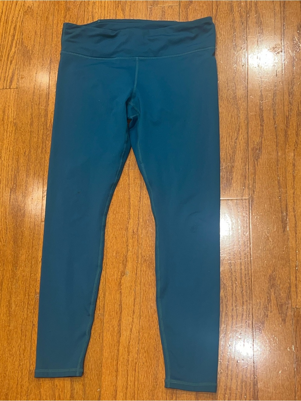 FABLETICS teal emerald leggings size small athletic pants gym workout gear